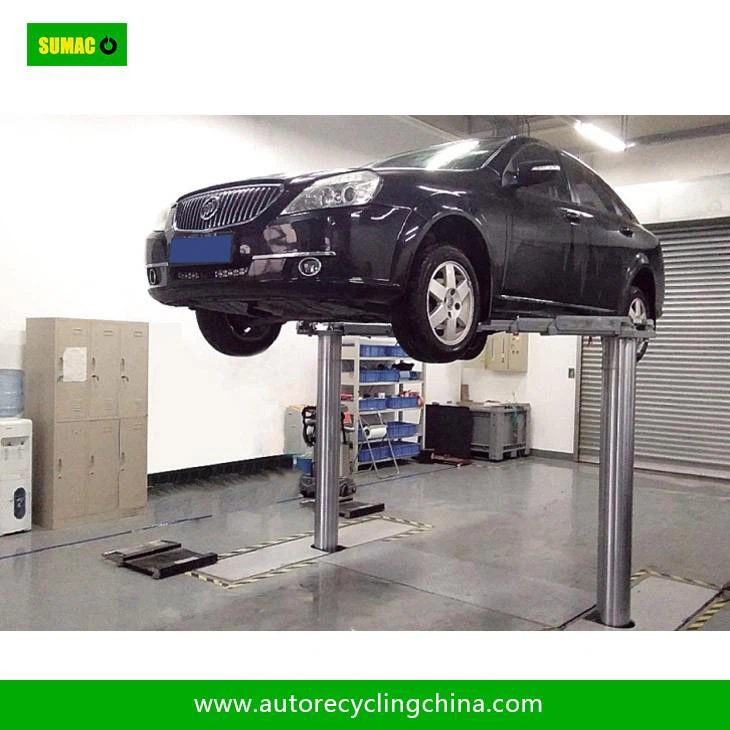 Inground Waste Car Recycling Flip Lift