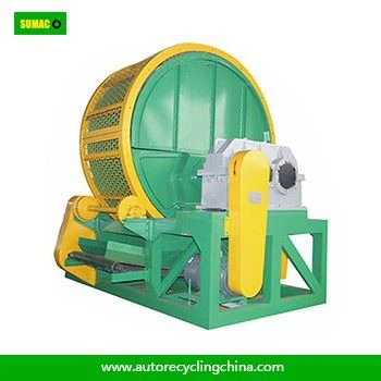 Twin Shaft Scrap Recycle Tyre Shredder